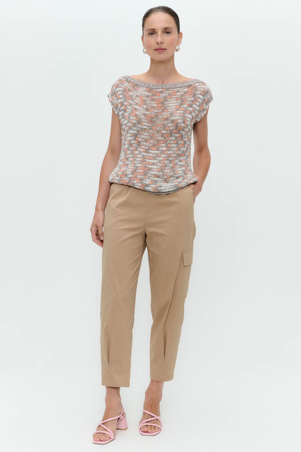 Multi collors viscose top 9037 | Multi Grey