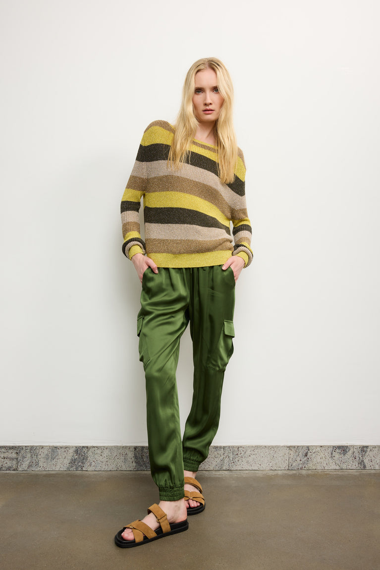 Lurex line pullover 20006 | Multi