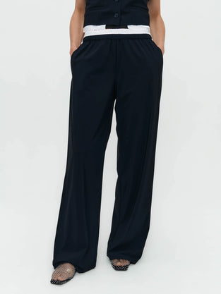 Antiny strech technical jersey pants | Blue