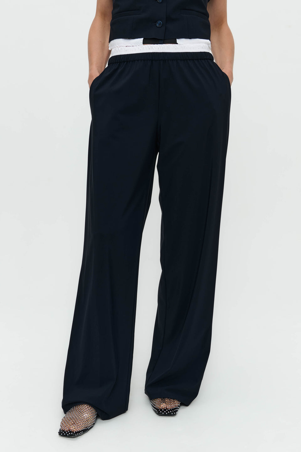 Antiny stretch technical jersey pants | Blue