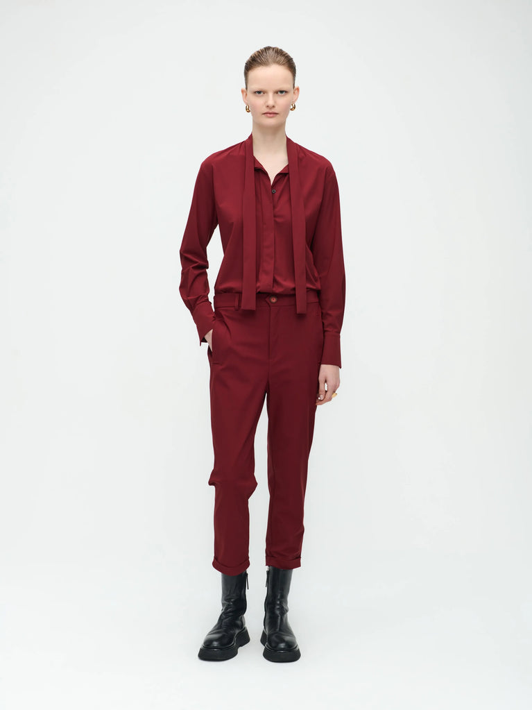 Magda Blouse Technical Jersey | Amaranto