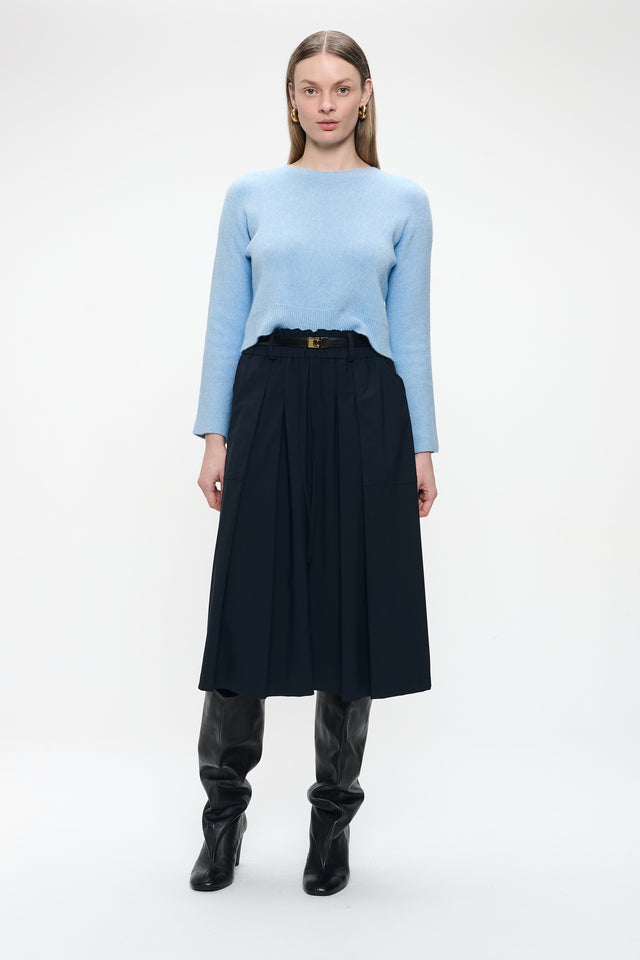 Raffaele skirt technical jersey | Blue