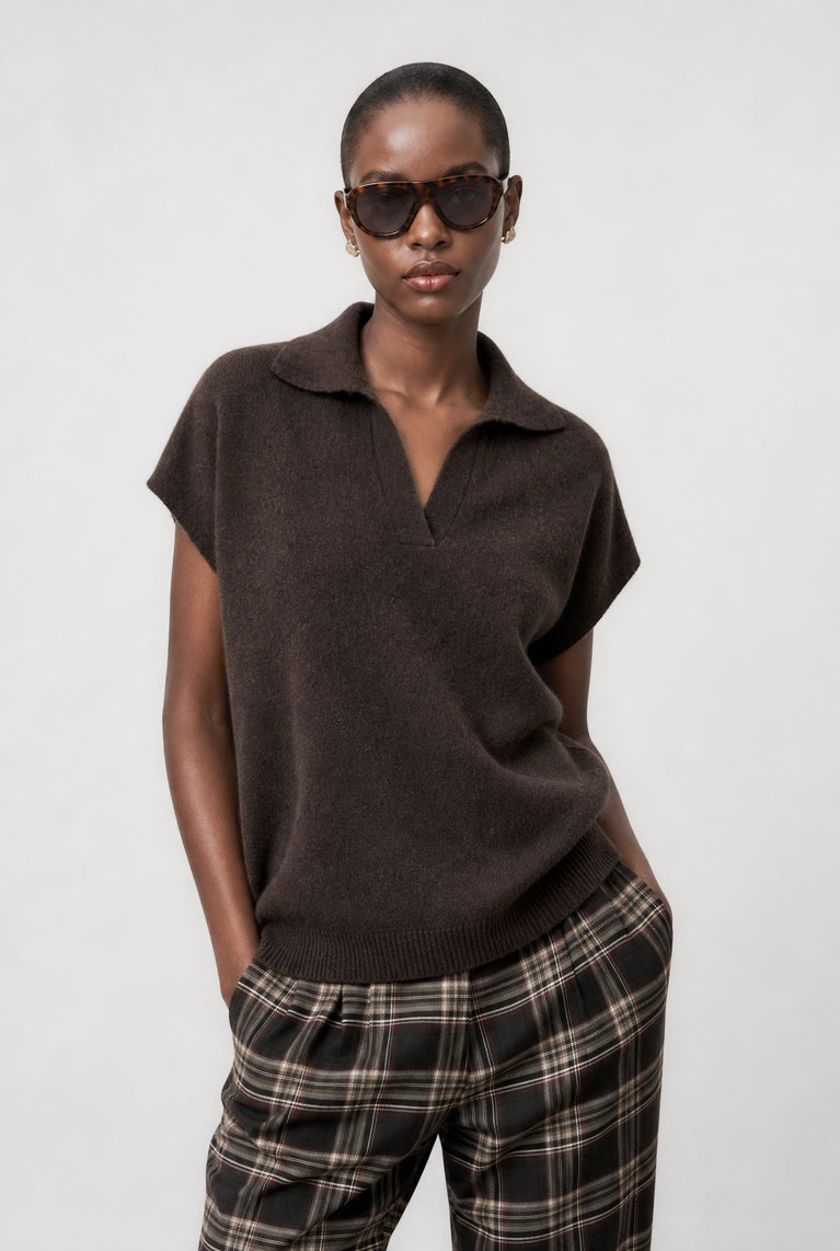 Polo cashmere blend 26554 | Brown
