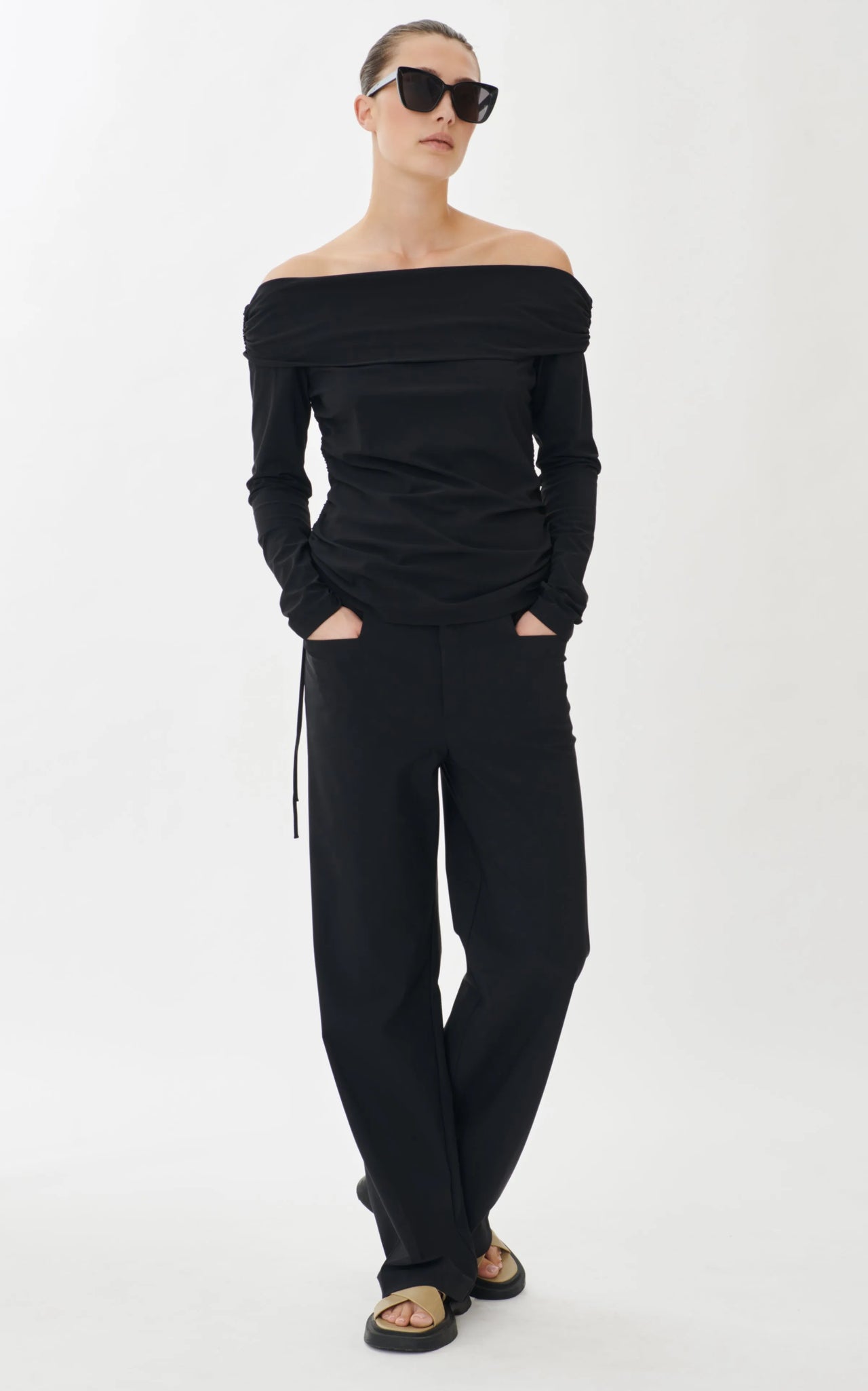 Marga Pants Technical Jersey | Amaranto