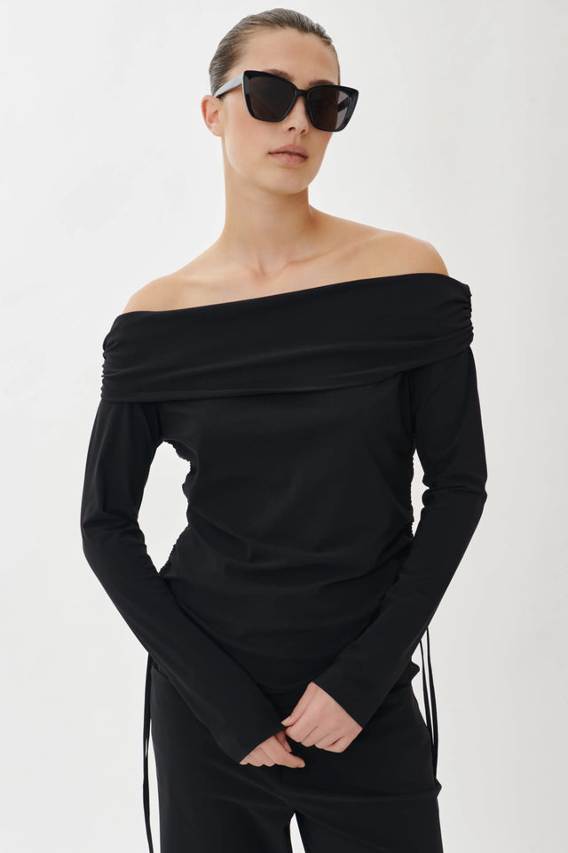 Mira Top Technical Jersey | Black
