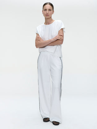 Britta top technical jersey | White