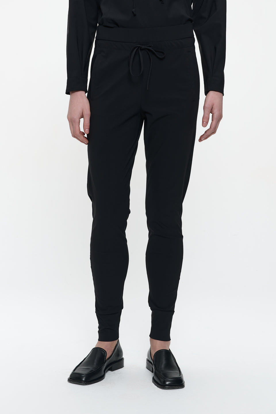 John stretch technical jersey pants | Black