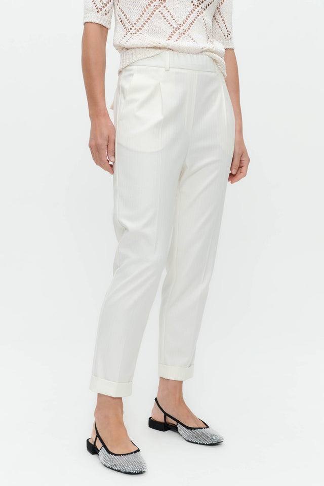 GaryZ shiny line viscose pants | Off White