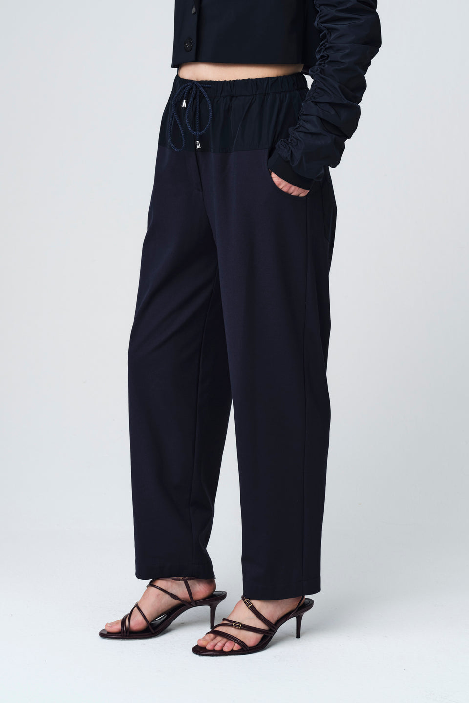 Jordi pants soft Punto Milano jersey | Blue