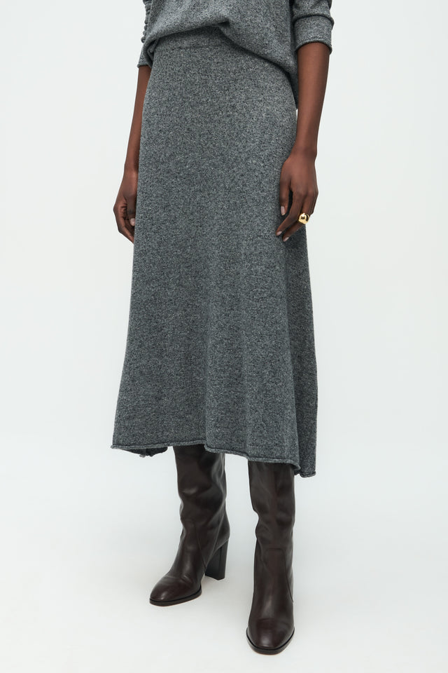 Holli Winter Skirt | Grey