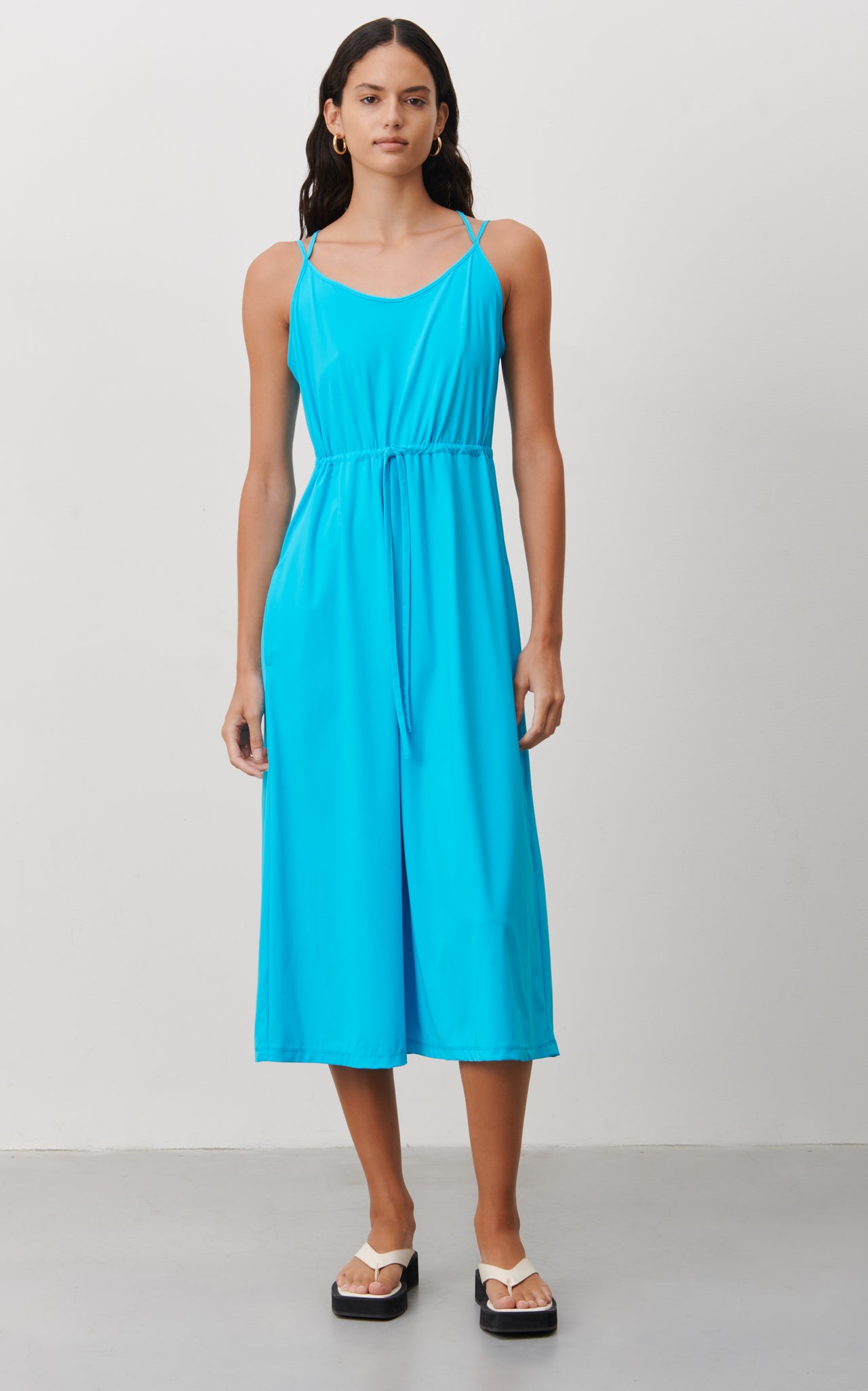 Ilze Dress Technical Jersey | Light Blue