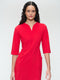 Martinas strech technical jersey dress | Red