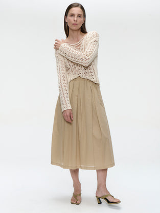 Summer Pullover E25102 | Beige