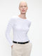 Carlina Top Technical Jersey | White