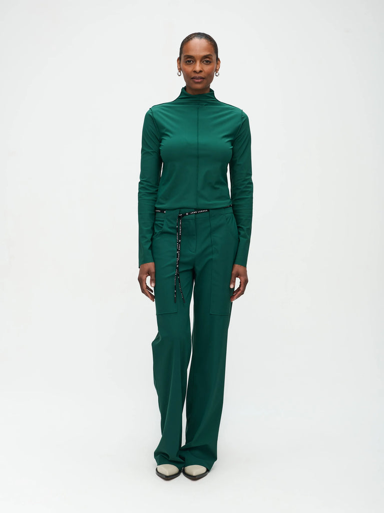 Zara Top Technical Jersey | Green