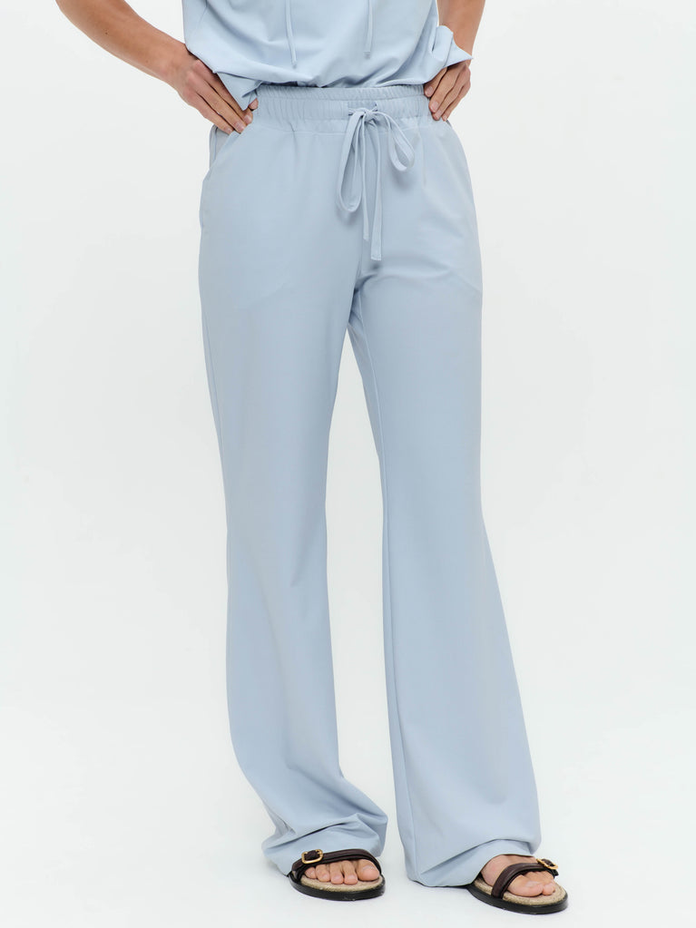 Carola structure technical jersey pants | Light Blue