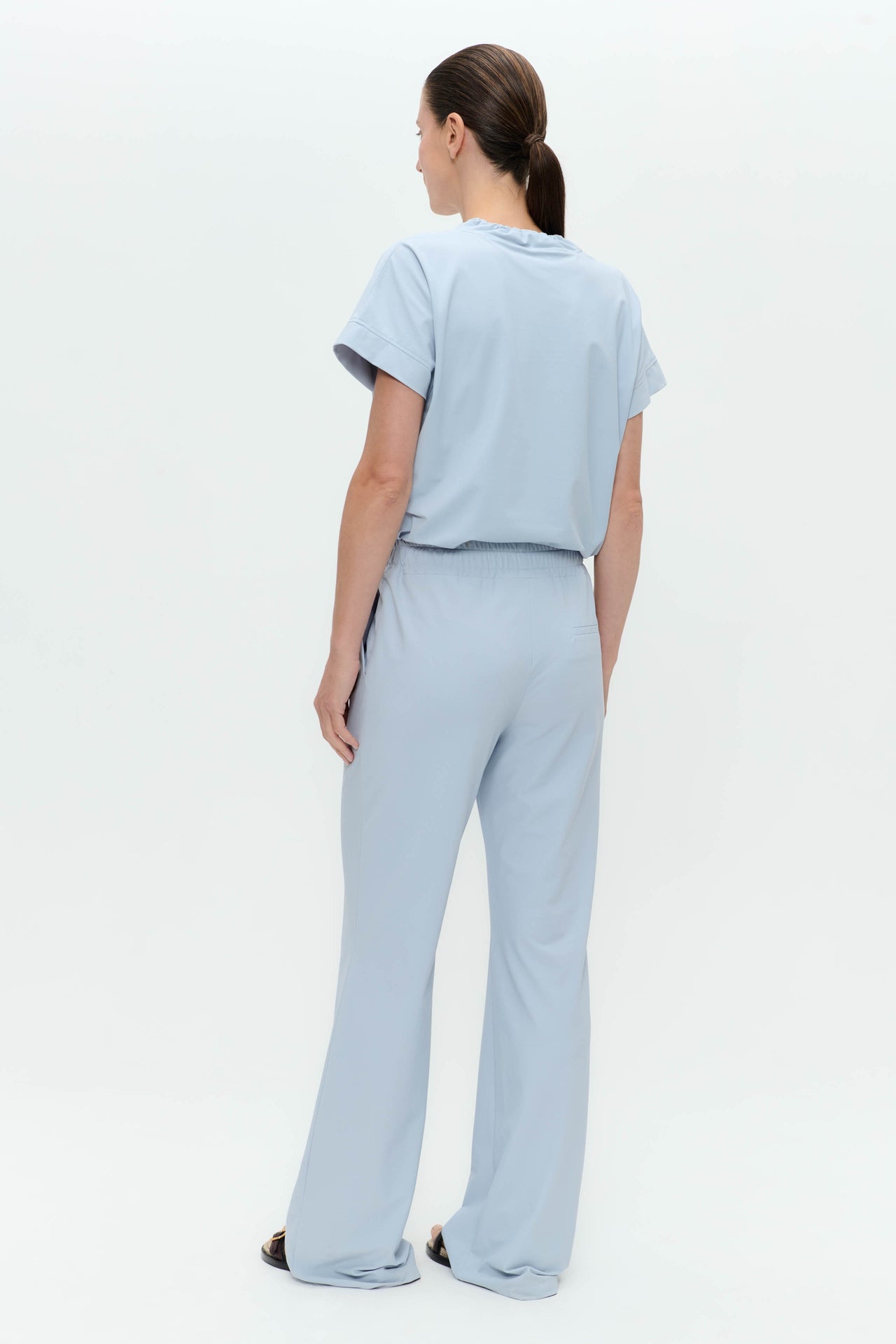 Carola structure technical jersey pants | Light Blue