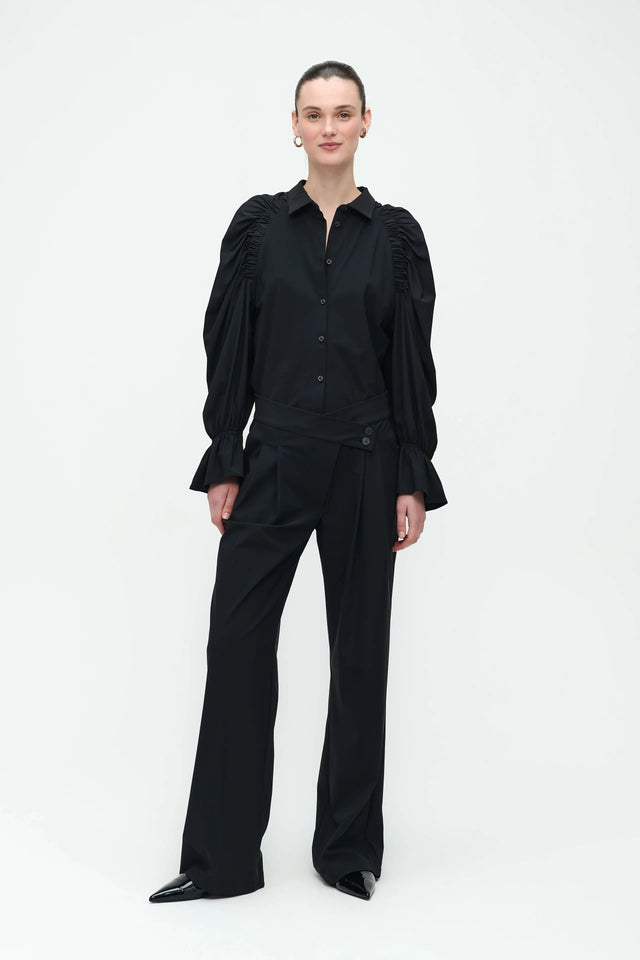 Mima Blouse Technical Jersey | Black