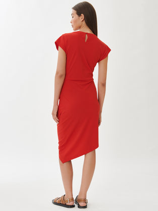 Luxor Dress Technical Jersey | Red