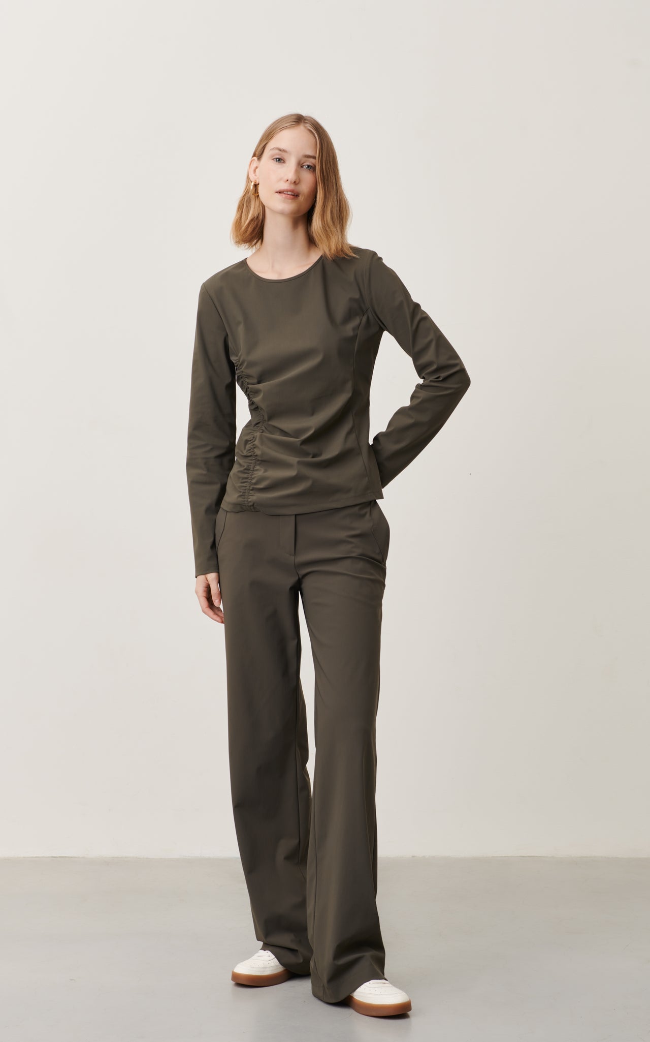 Landa Pants Technical Jersey | Army