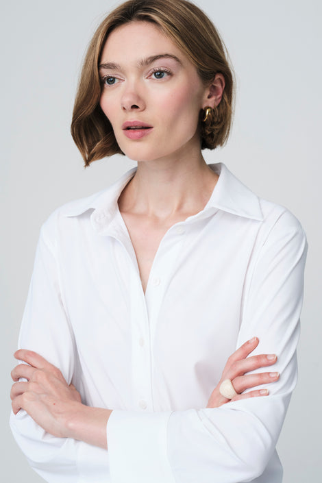 Iva blouse technical jersey | White