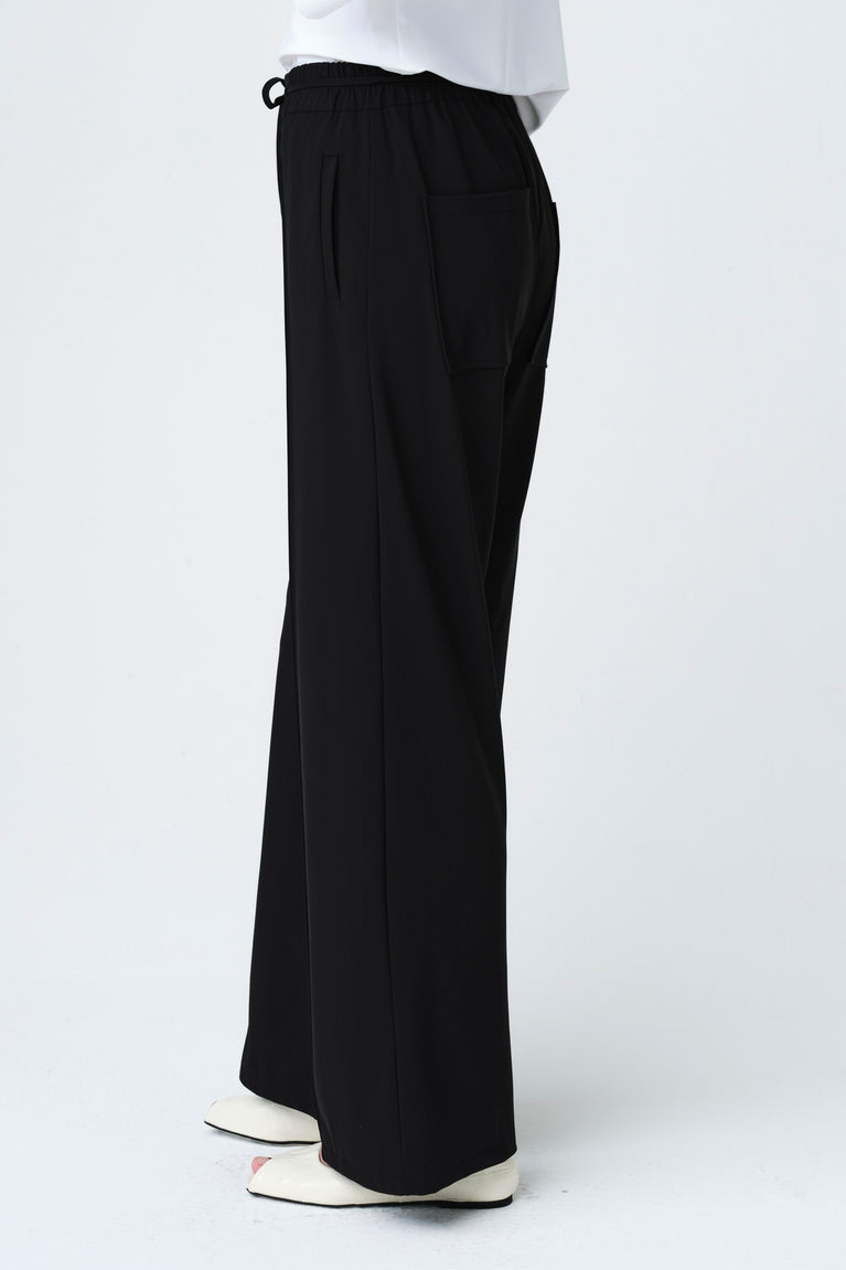 Jolien pants technical jersey | Black