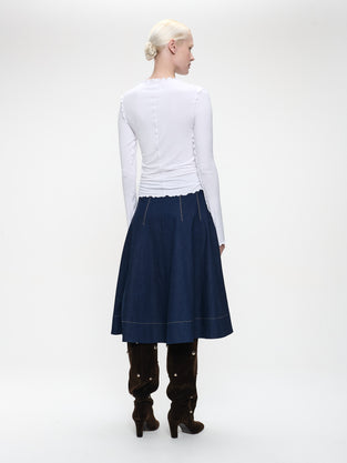 Janette top | White