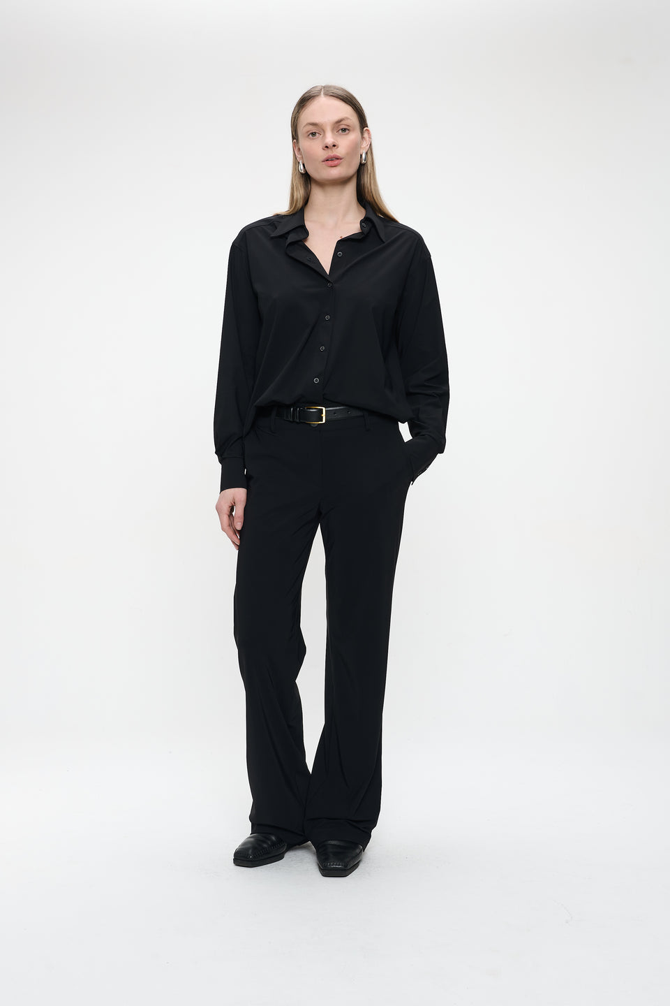 Linda pants technical jersey | Black