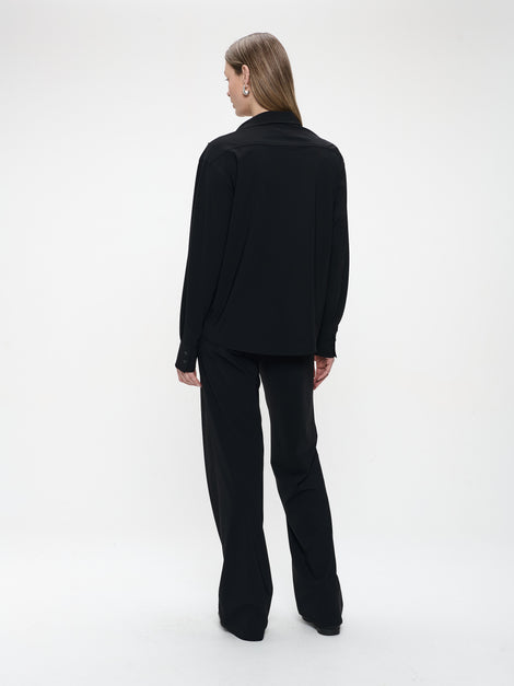 Linda pants technical jersey | Black