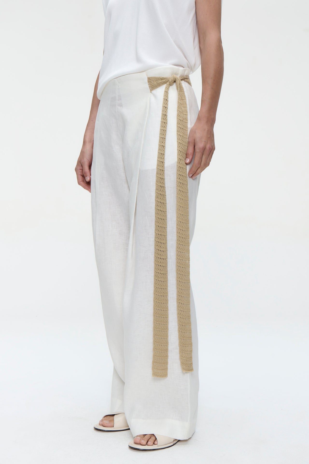 Mai linnen pants | Off White