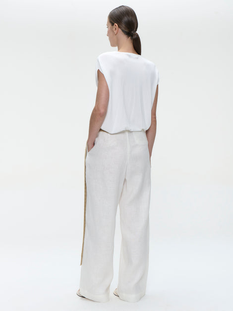 Mai linnen pants | Off White