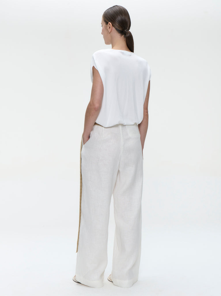 Mai linnen pants | Off White