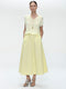 Haruna tafeta skirt | Yellow