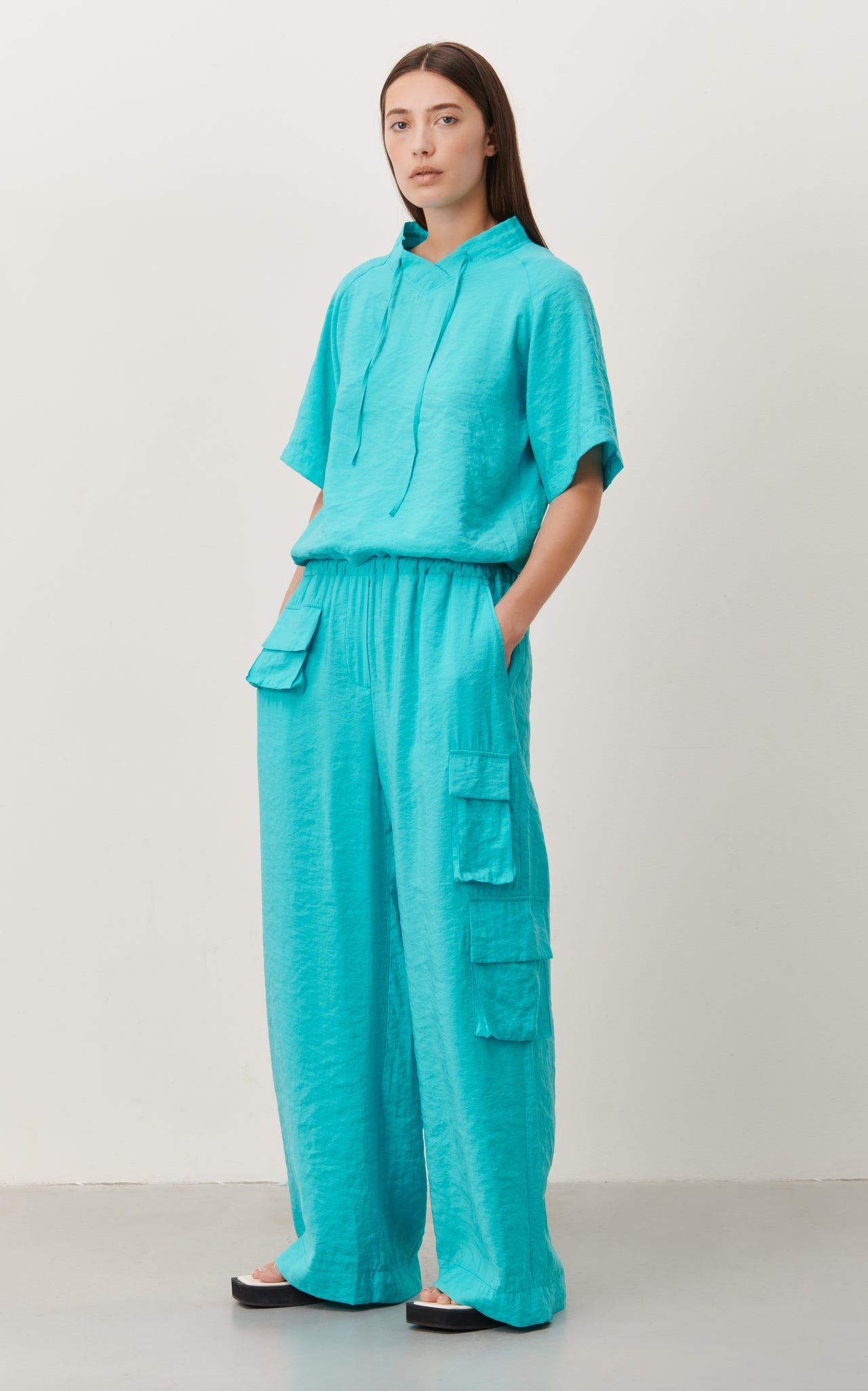 Charly Pants | Turquoise