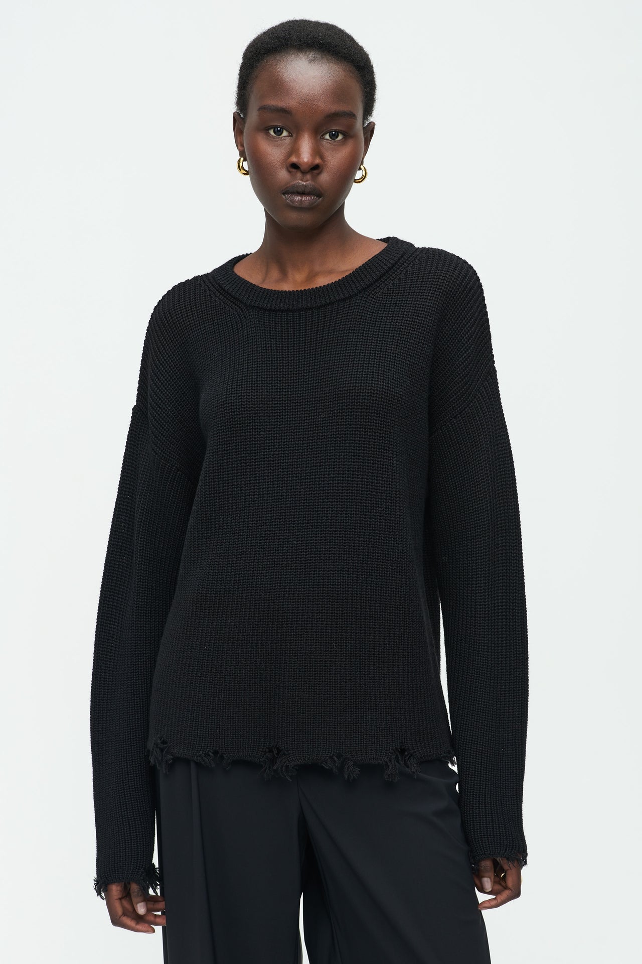Holes Pullover | Black