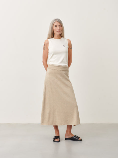 Rib Top Organic Cotton | Gardenia