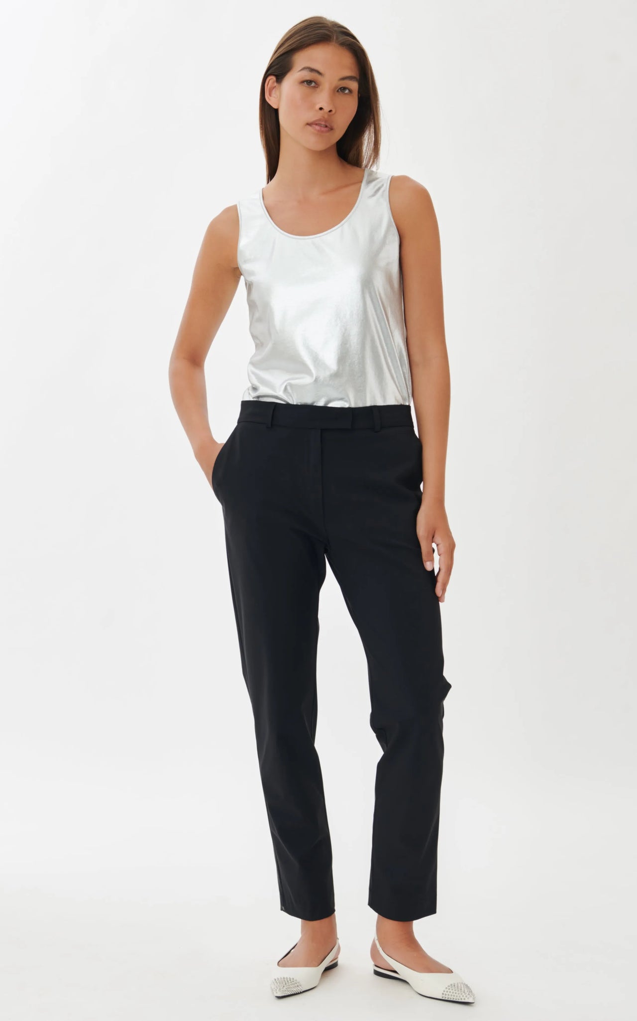 Ava Top Technical Jersey | Black