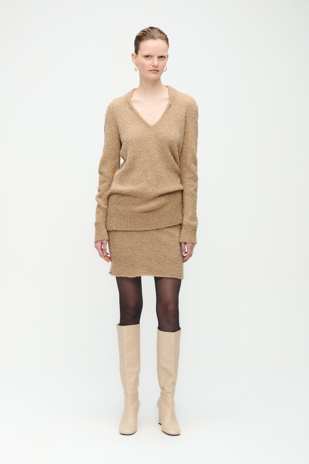 Teddy Skirt | Beige
