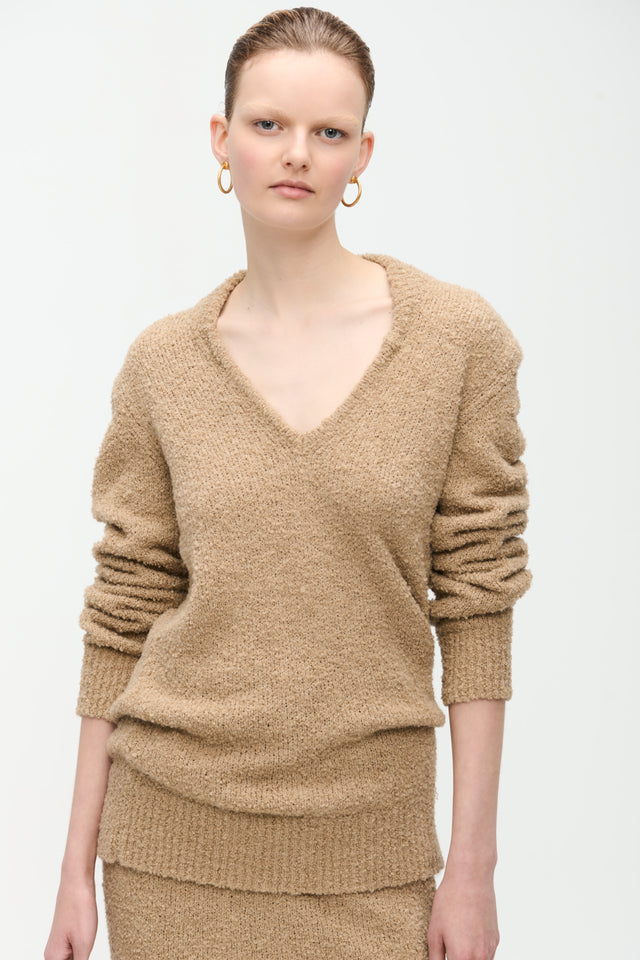 Teddyna Pullover | Beige