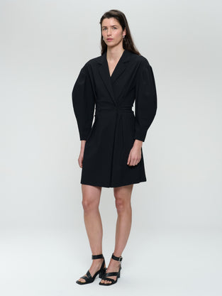 Kansas strech tech jersey dress | Black