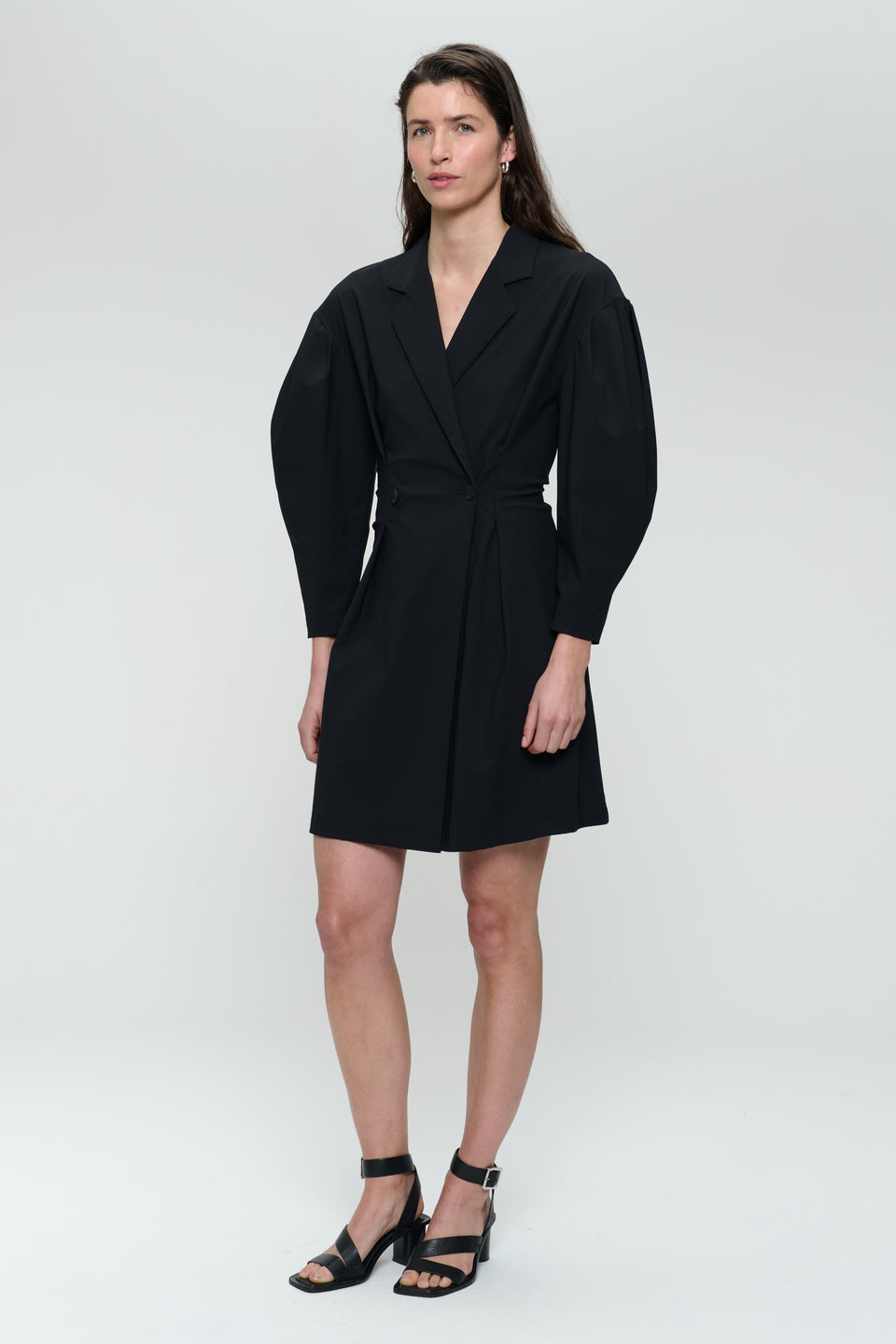 Kansas stretch tech jersey dress | Black