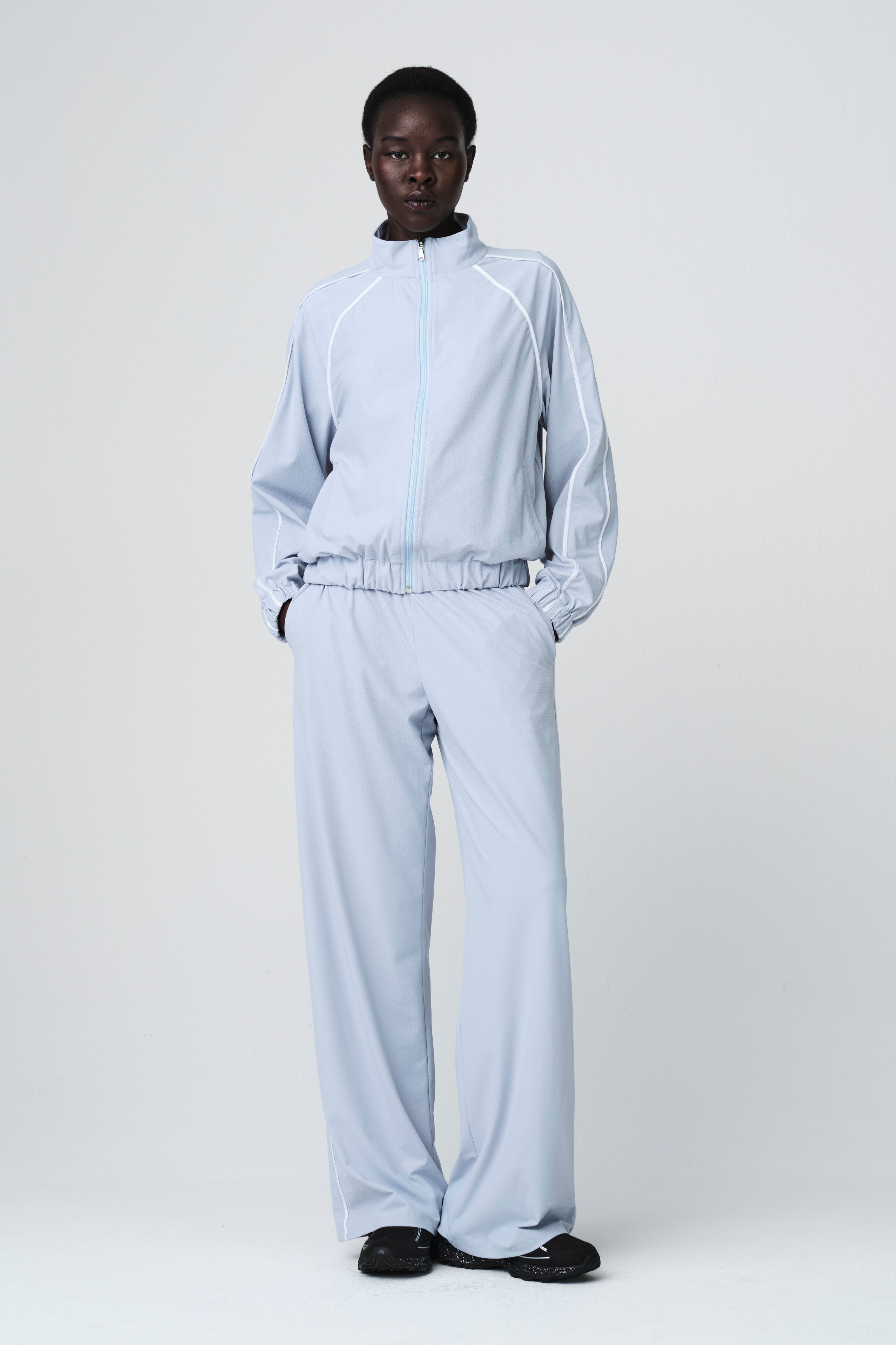 Kerrin Point Kerrin structure tech jersay jacket | Light Blue | Jane Lushka