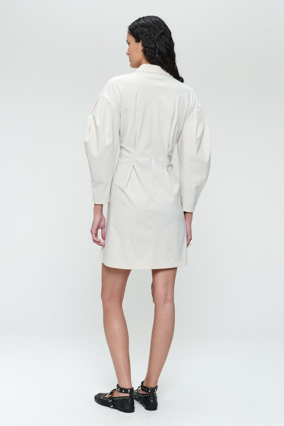 Kansas stretch tech jersey dress | Light Sand