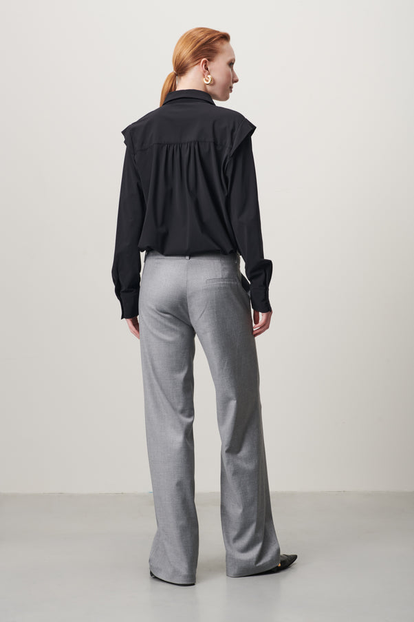 Hanna Blouse Technical Jersey | Black