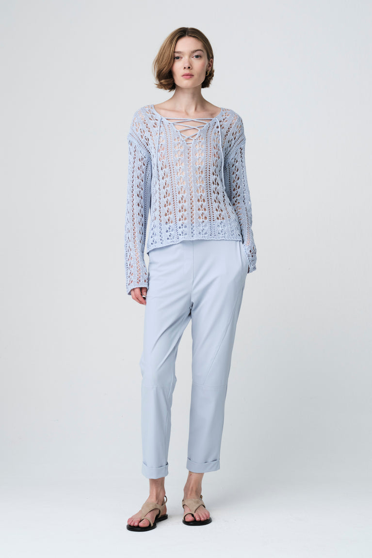 Timelia pants technical jersey | Light Blue