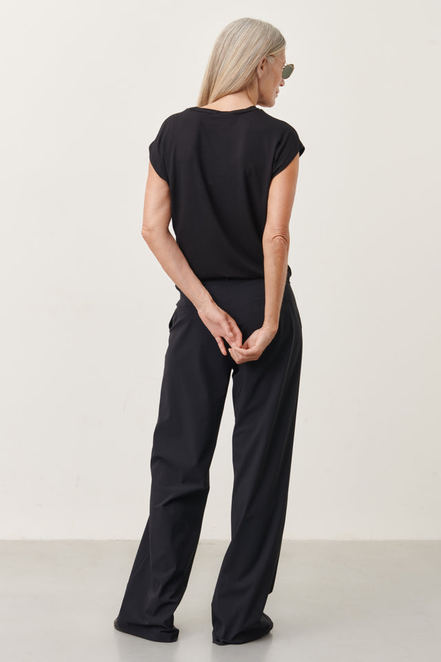 Yvette Pants Technical Jersey | Black