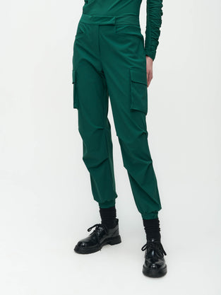 Marita Pants Technical Jersey | Green
