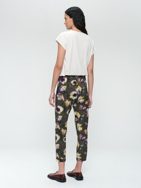 Zella pants print technical jersey | Multi Green