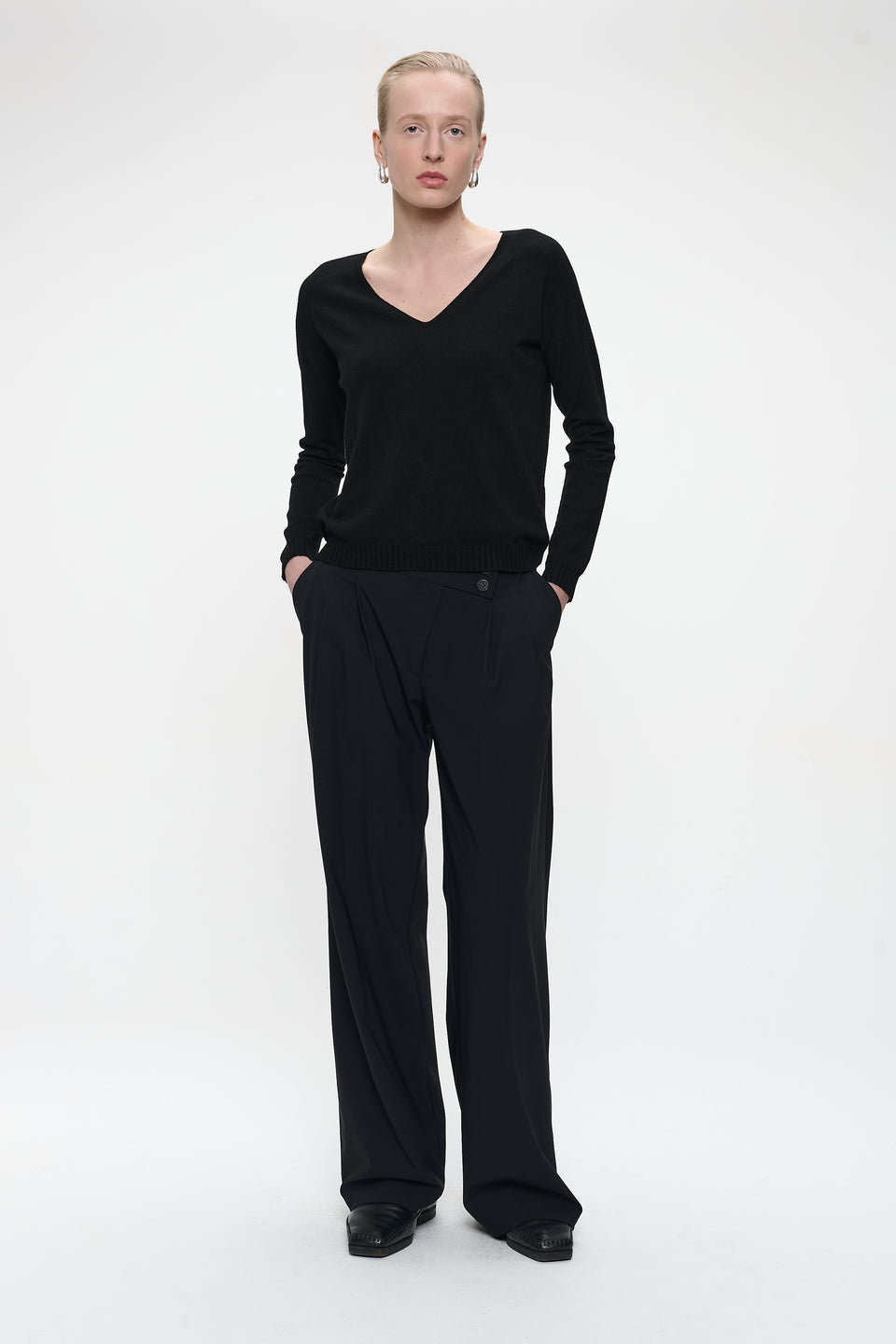 Pullover seamless viscose NB186 | Black