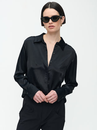 Sofi Viscose Blouse | Black